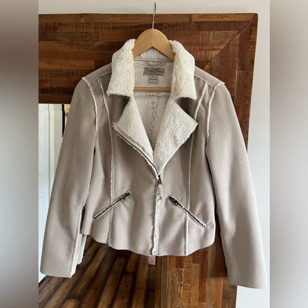 Lucky Brand Moto Jacket Size Small